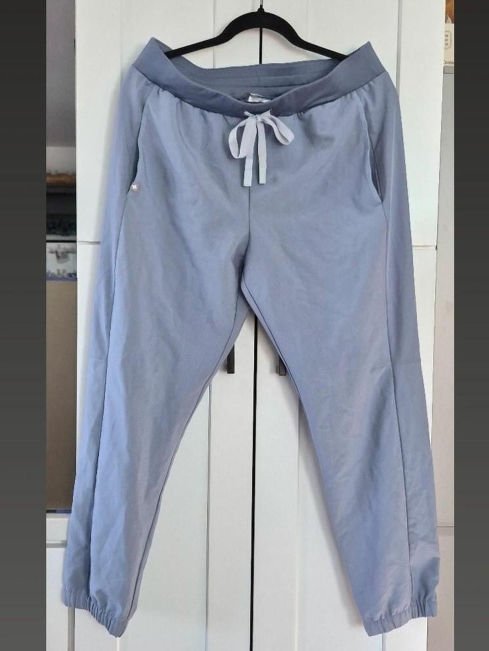Figs Women's Light Blue Drawstring Jogger Pants